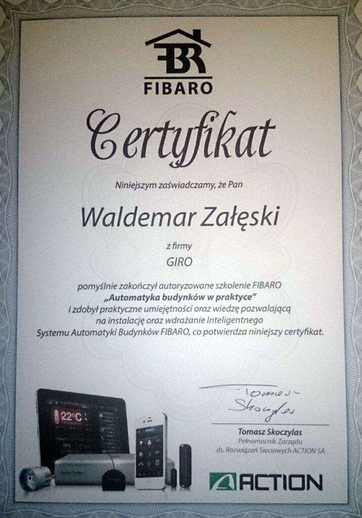 certyfikat